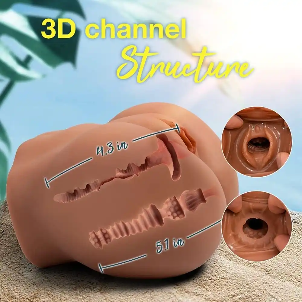 Silicon Ass Sex Toy With 3D Vagina