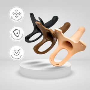 Super Soft Silicone Hollow Strap-On Dildo
