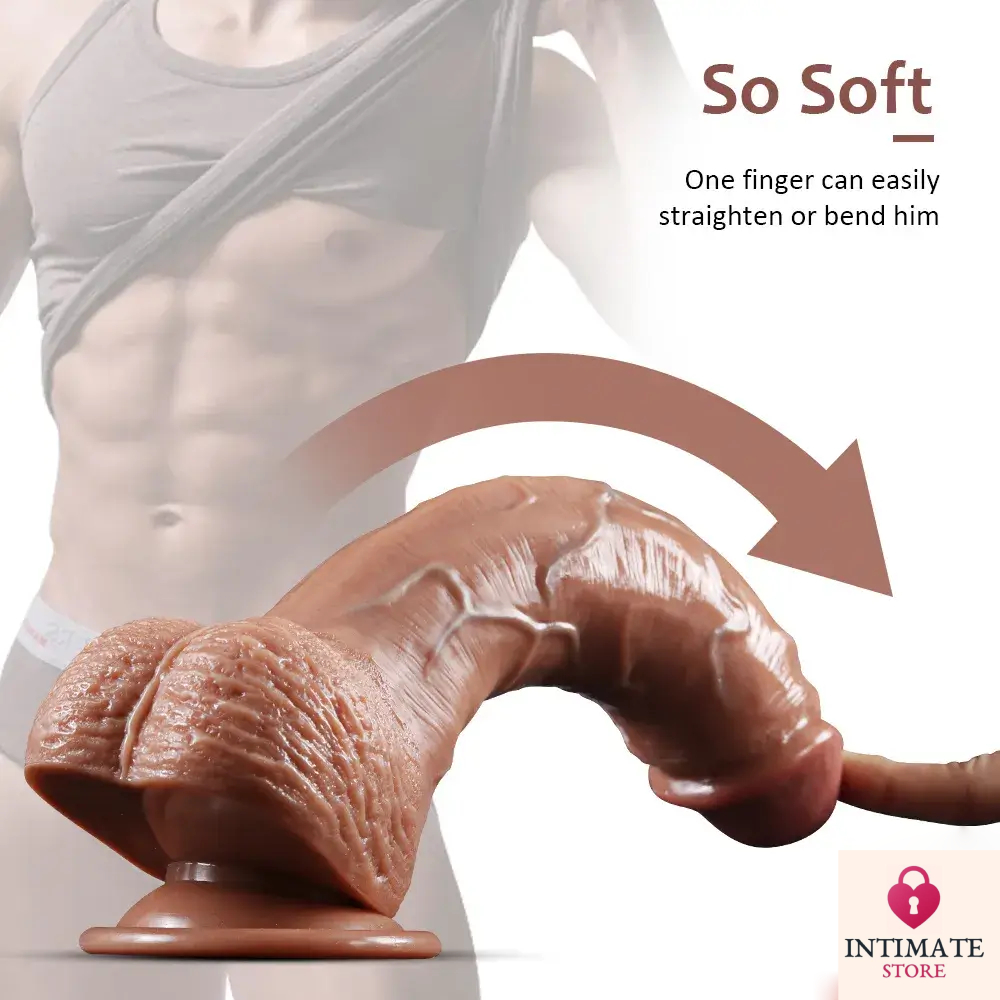 Men Penis Dildo Soft Suction Cup