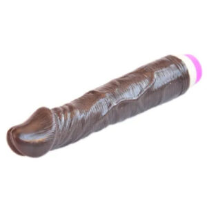 7inch Long Vibrating Black Color Dildo For Women