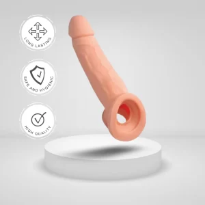 New Big Soft Real Male Super Silicone Sleeve Extension Sheath Extender for Men Male